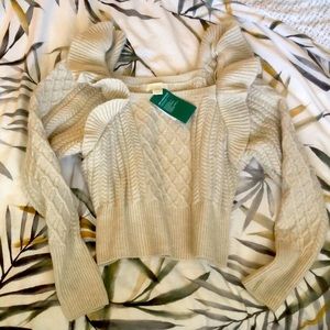 H&M versatile from their “H&M Conscious” line. Size medium. Cream color